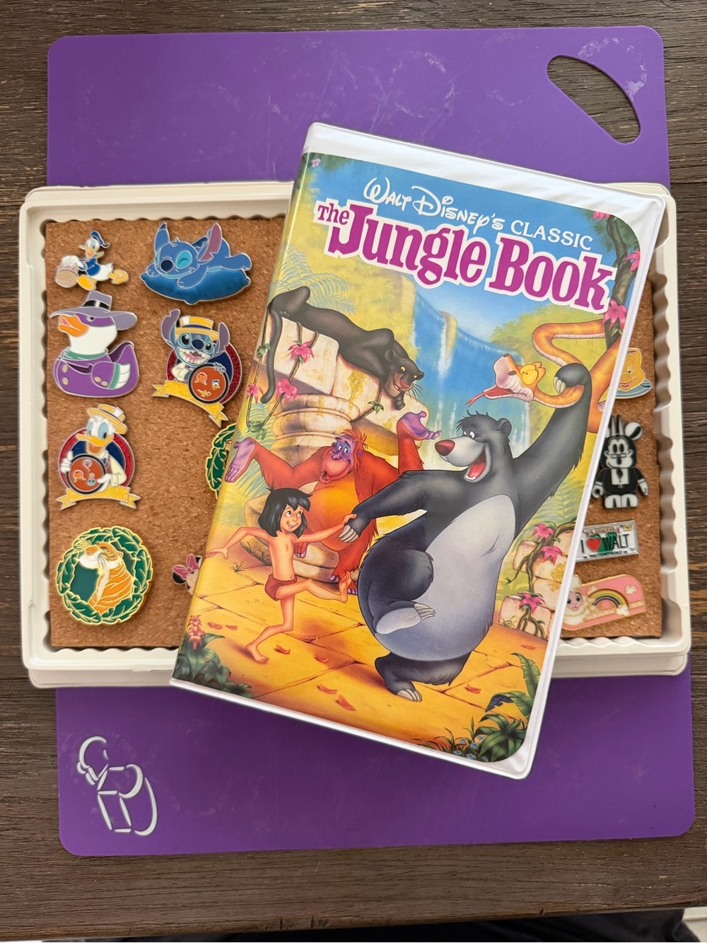 Disney’s The Jungle Book VHS Pin Board